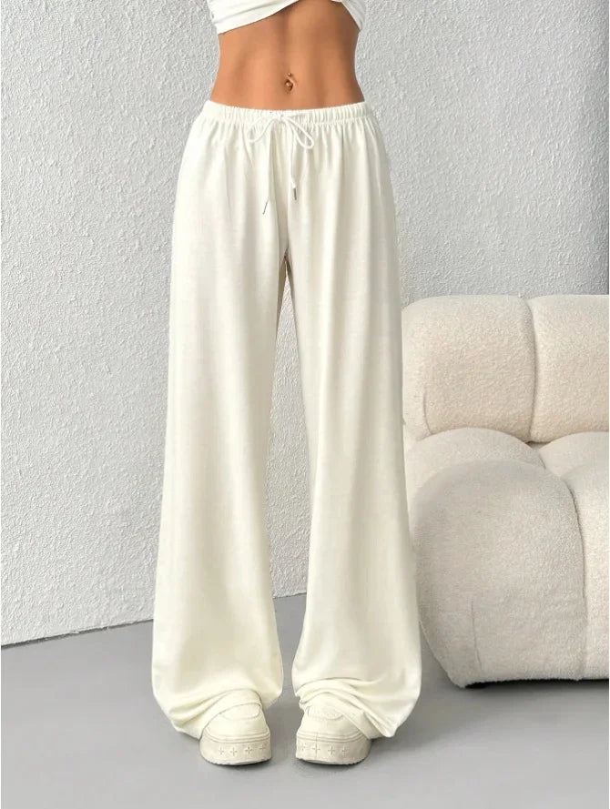 Women's Wide Leg Drawstring Sweatpants