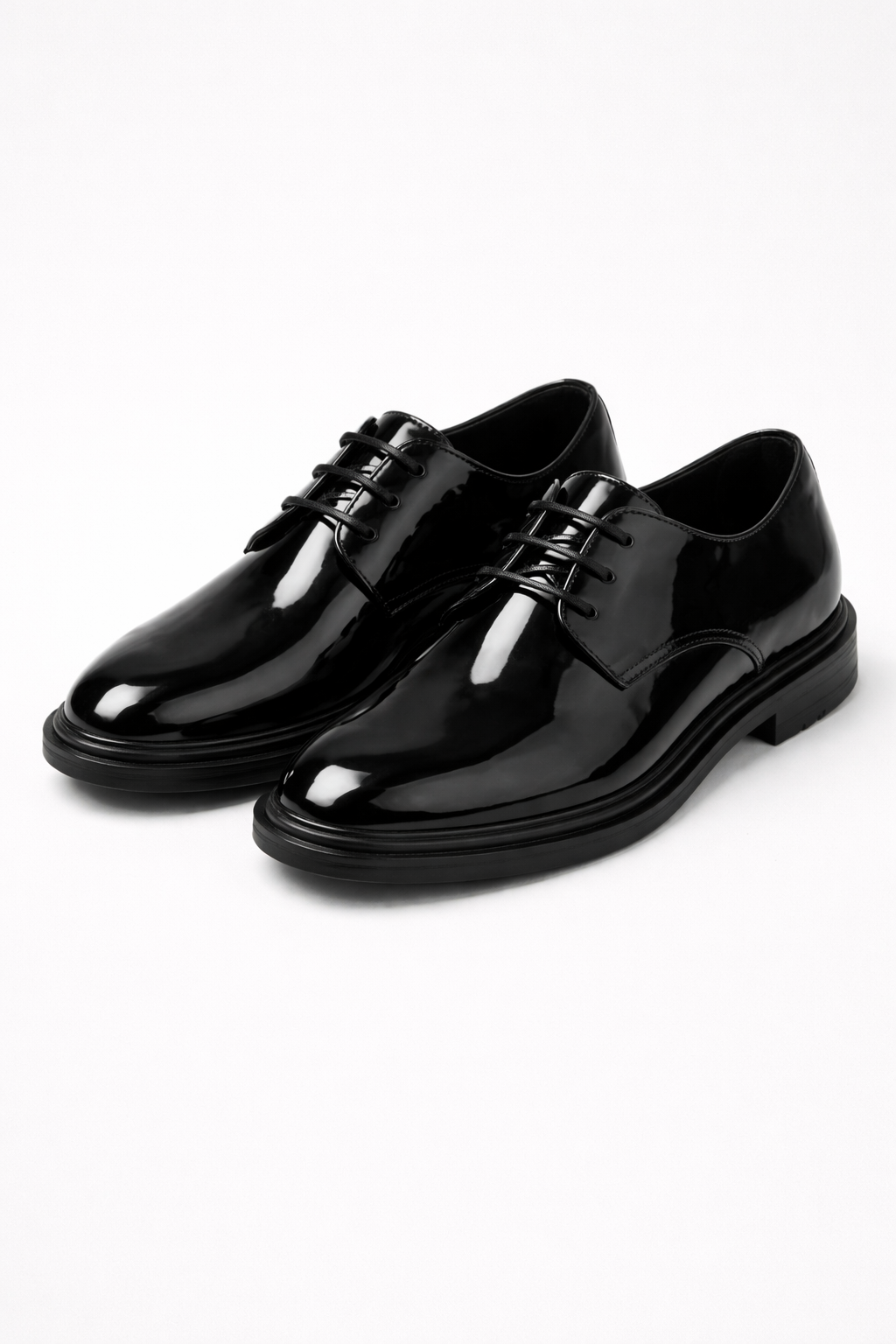 Men's Leather Lace-Up Derby Shoes