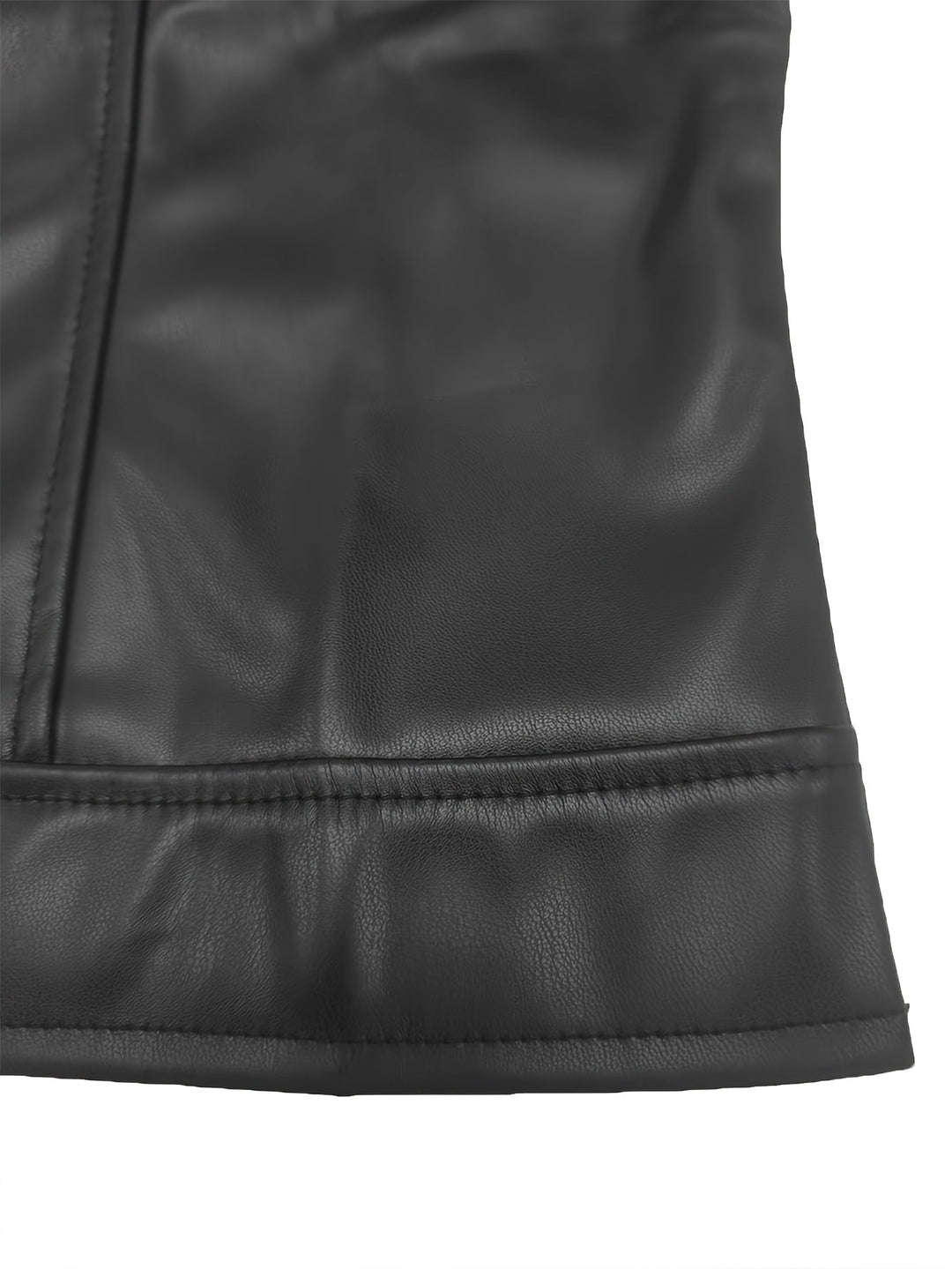 Women's Cropped Zip-Up Jacket with Stand Collar