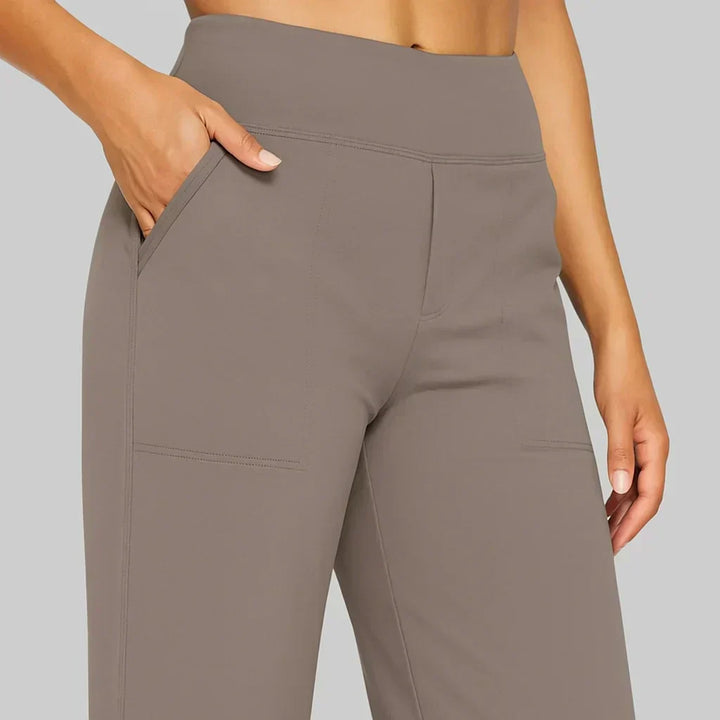 Women's Wide Leg Trousers with Pockets