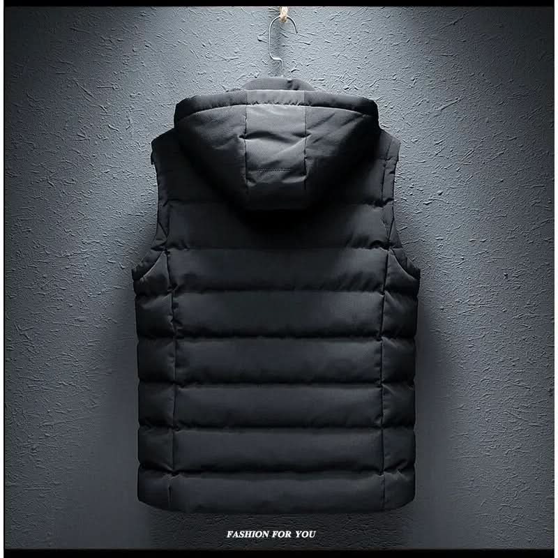Men's Quilted Hooded Puffer Gilet