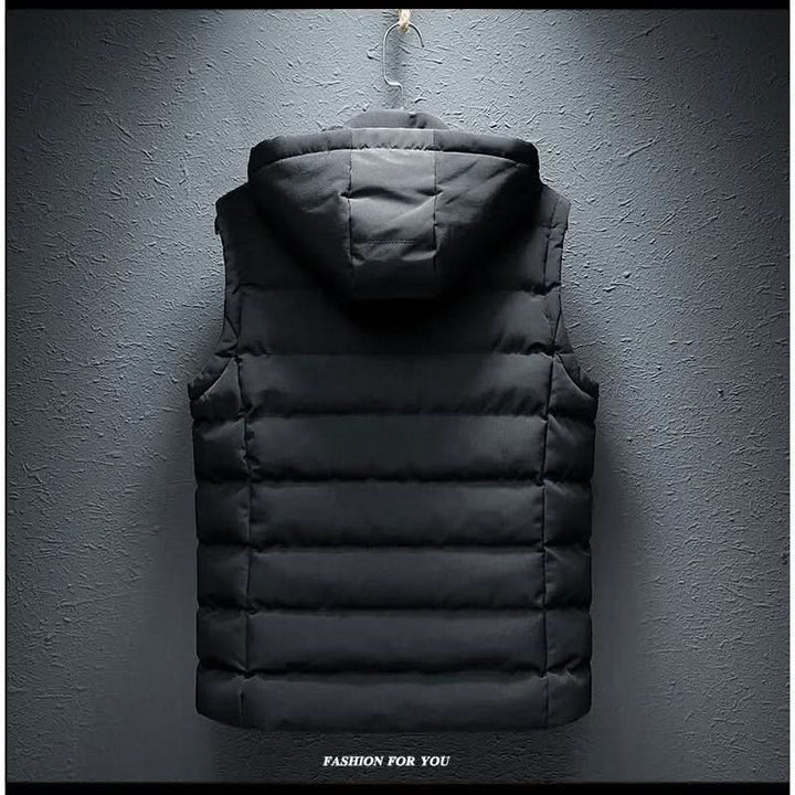 Men's Quilted Hooded Puffer Gilet