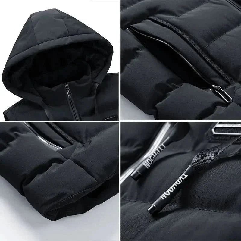 Men's Quilted Hooded Puffer Gilet