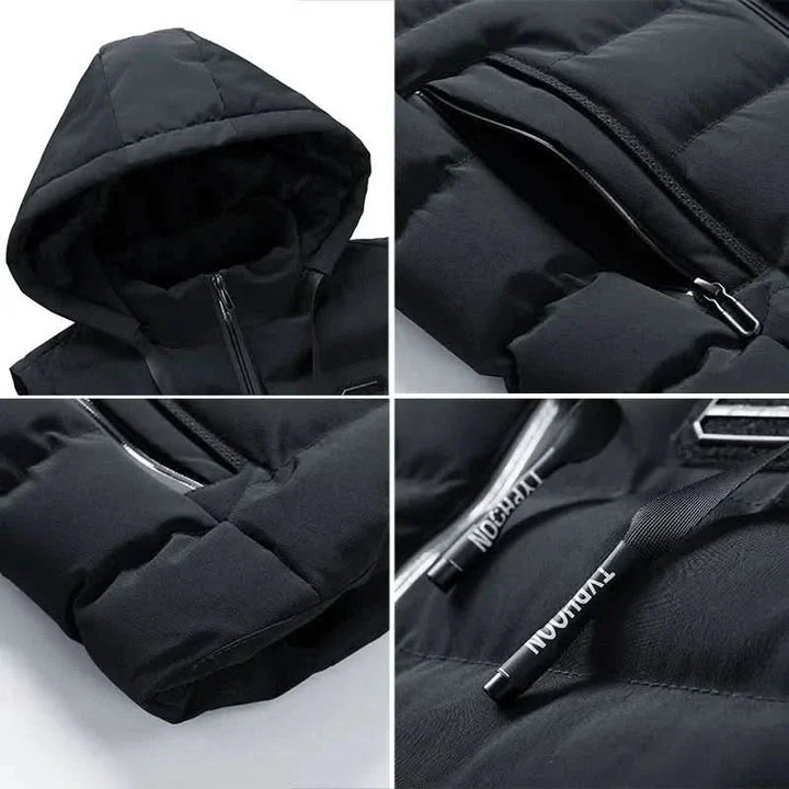 Men's Quilted Hooded Puffer Gilet