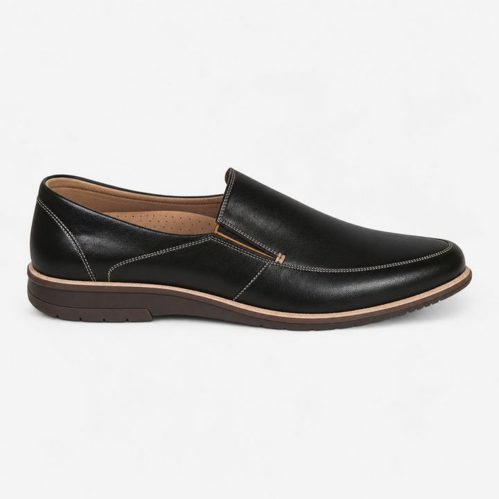 Women's Leather Slip On Loafers
