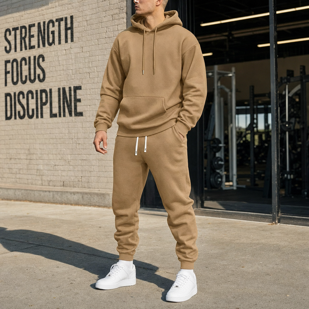 Men's Hoodie Tracksuit Set