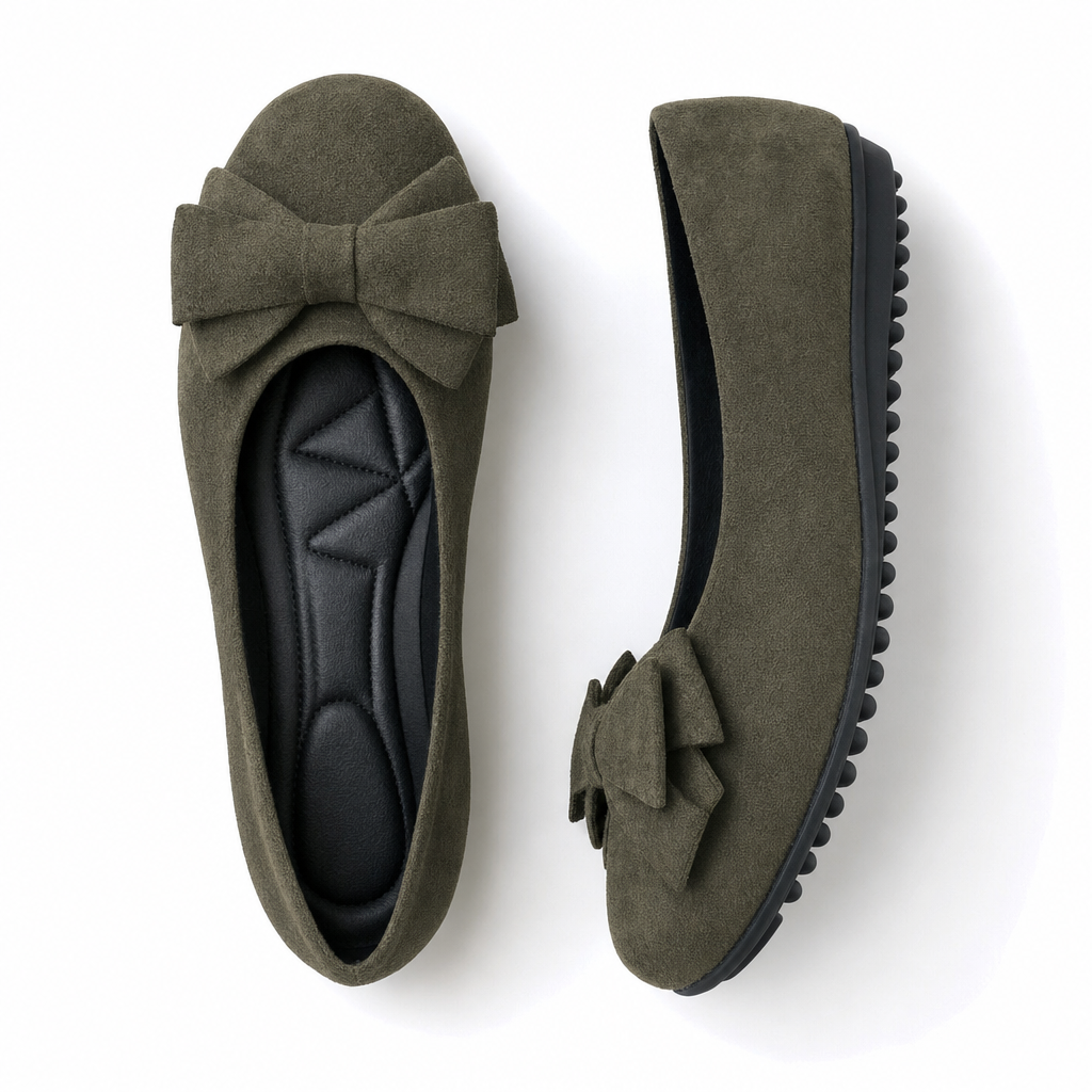 Women's Bow Detail Ballet Flats