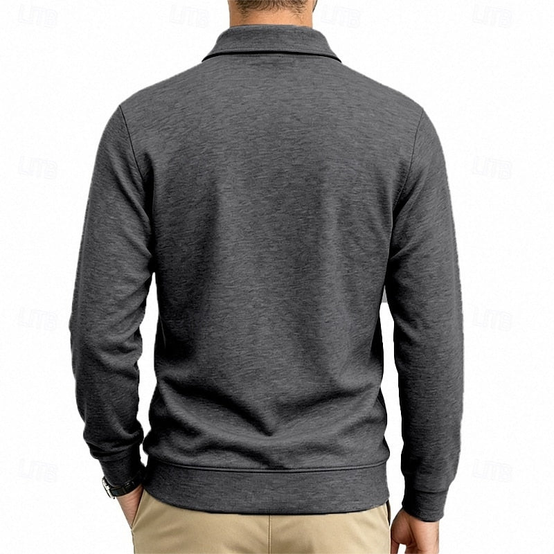 Men's Utility Polo Shirt with Chest Pockets