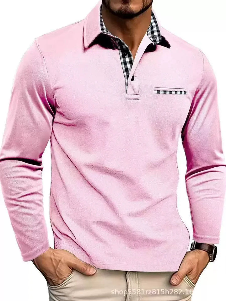 Men's Long Sleeve Polo Shirt