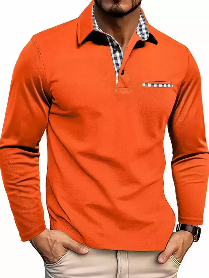 Men's Long Sleeve Polo Shirt