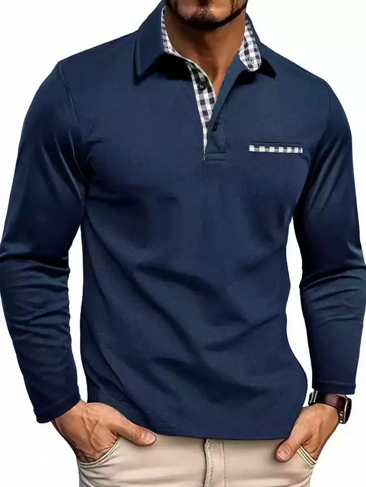 Men's Long Sleeve Polo Shirt