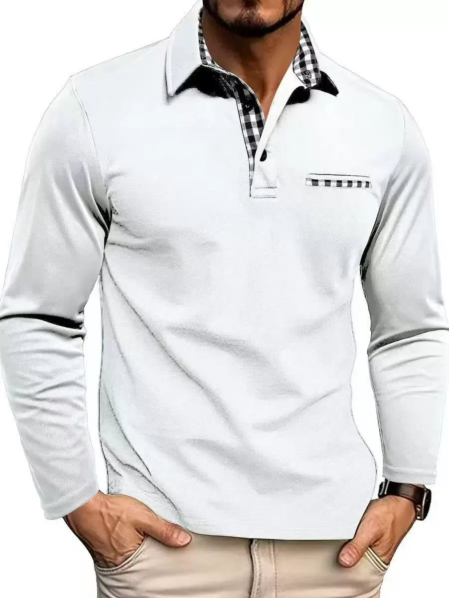 Men's Long Sleeve Polo Shirt