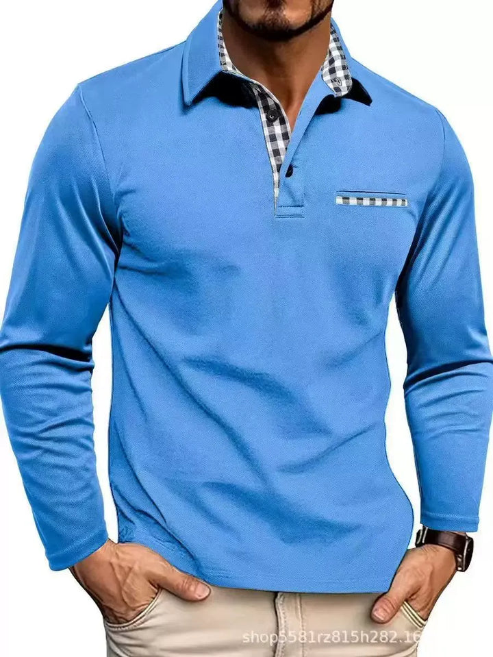 Men's Long Sleeve Polo Shirt