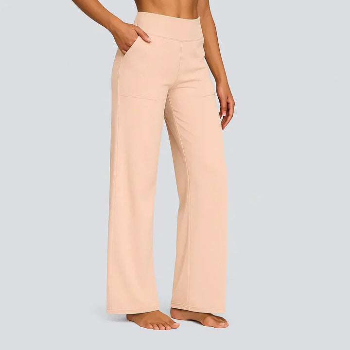 Women's Wide Leg Trousers with Pockets