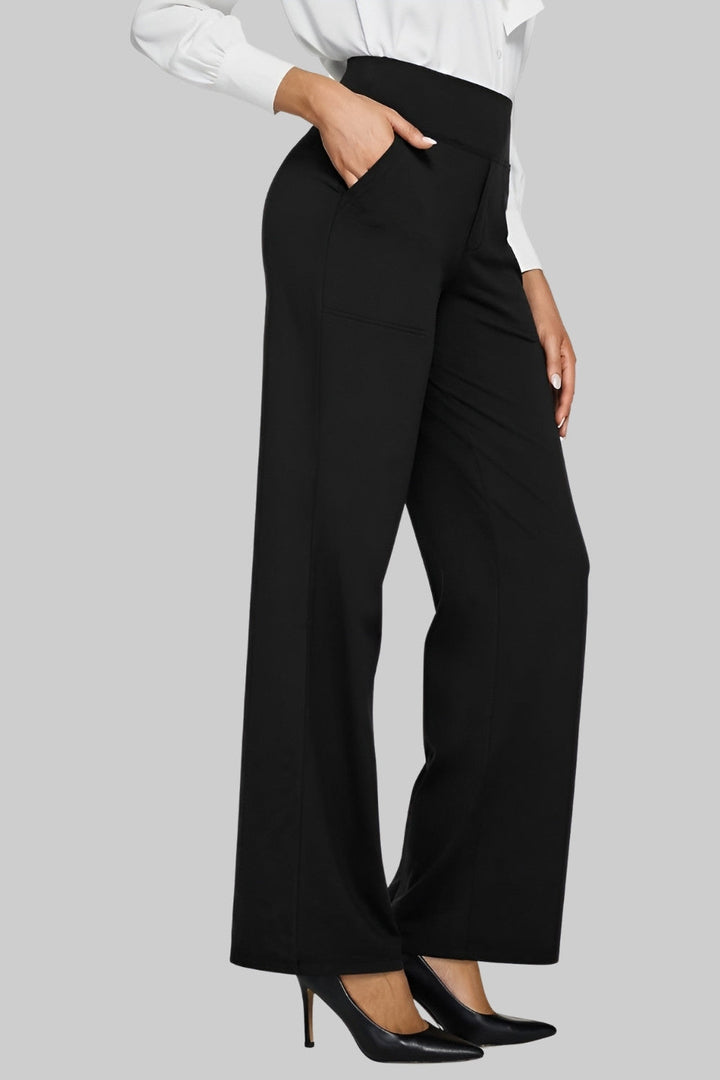 Women's Wide Leg Trousers with Pockets
