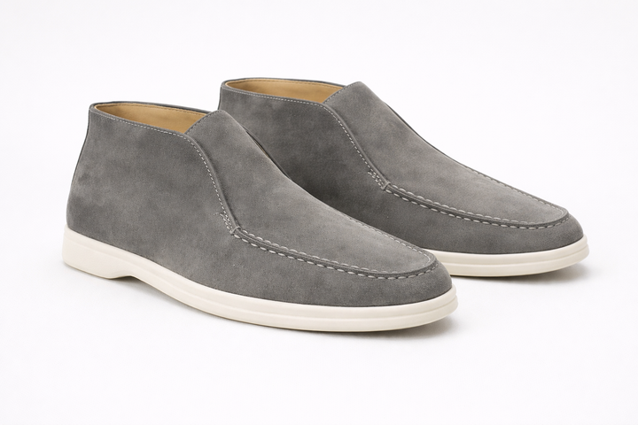 Men's Suede Slip-On Ankle Boots