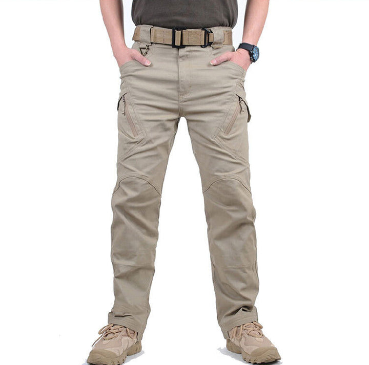 Men's Cargo Trousers with Zip Pockets