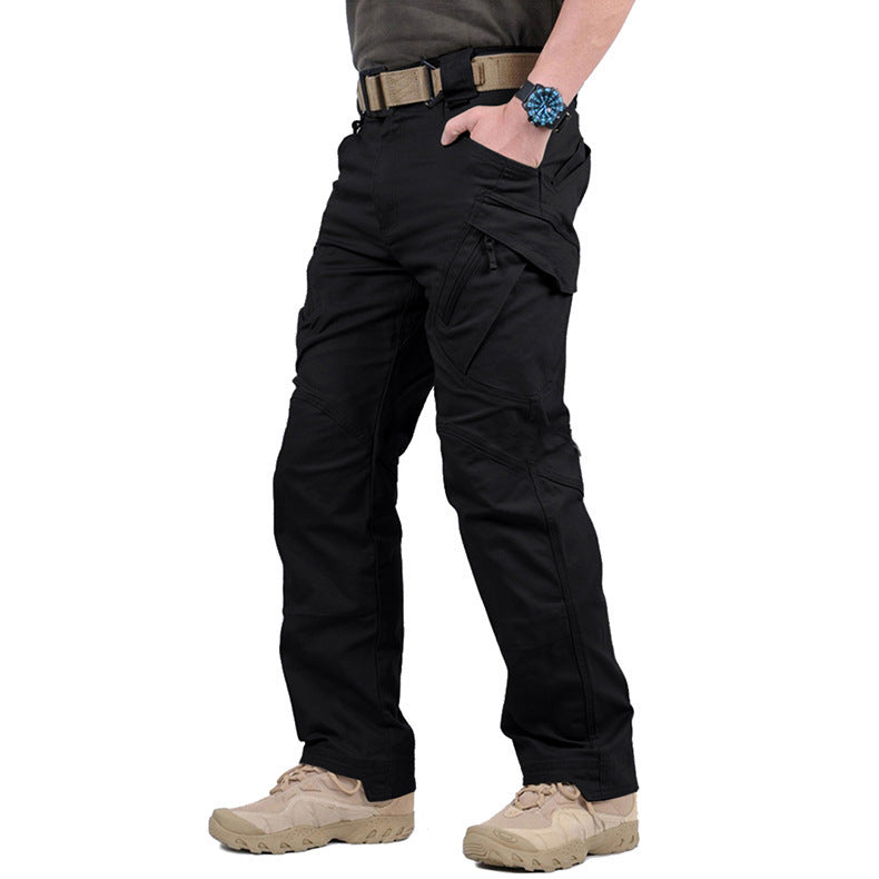Men's Cargo Trousers with Zip Pockets