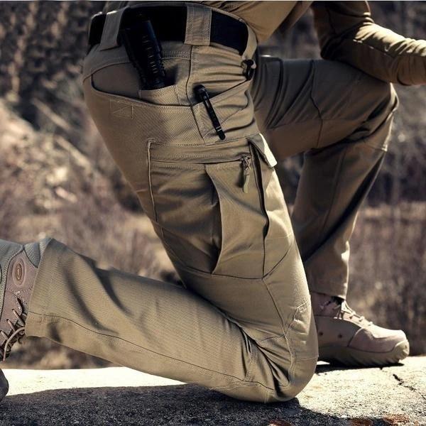 Men's Cargo Trousers with Zip Pockets