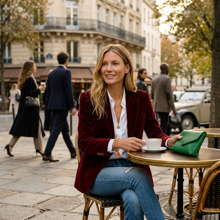 Women's Tailored Velvet Blazer