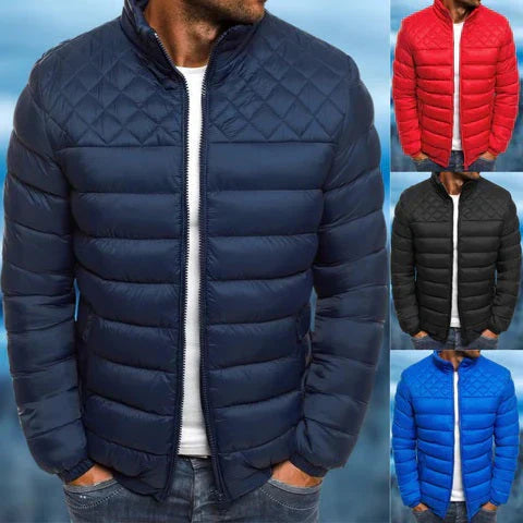 Men's Quilted Puffer Jacket detail