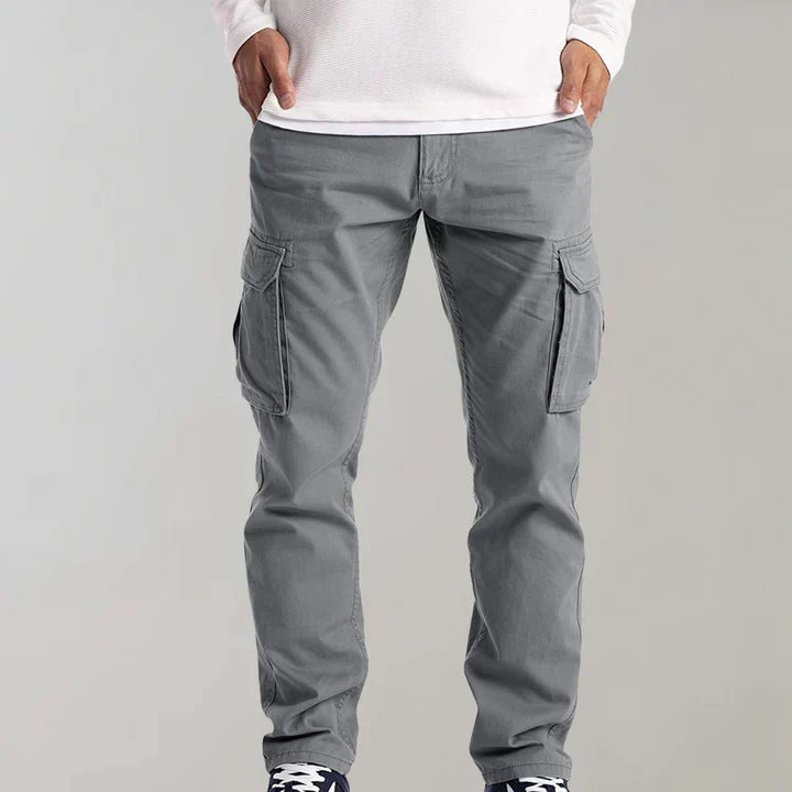 Men's Cargo Trousers with Flap Pockets