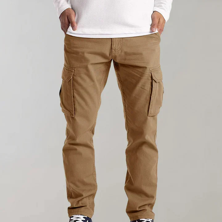 Men's Cargo Trousers with Flap Pockets