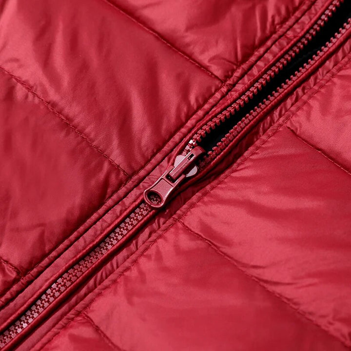 Women's Lightweight Down Hooded Puffer Jacket