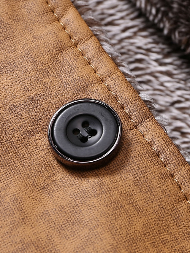 Men's Sherpa-Lined Winter Jacket in a Tailored Fit