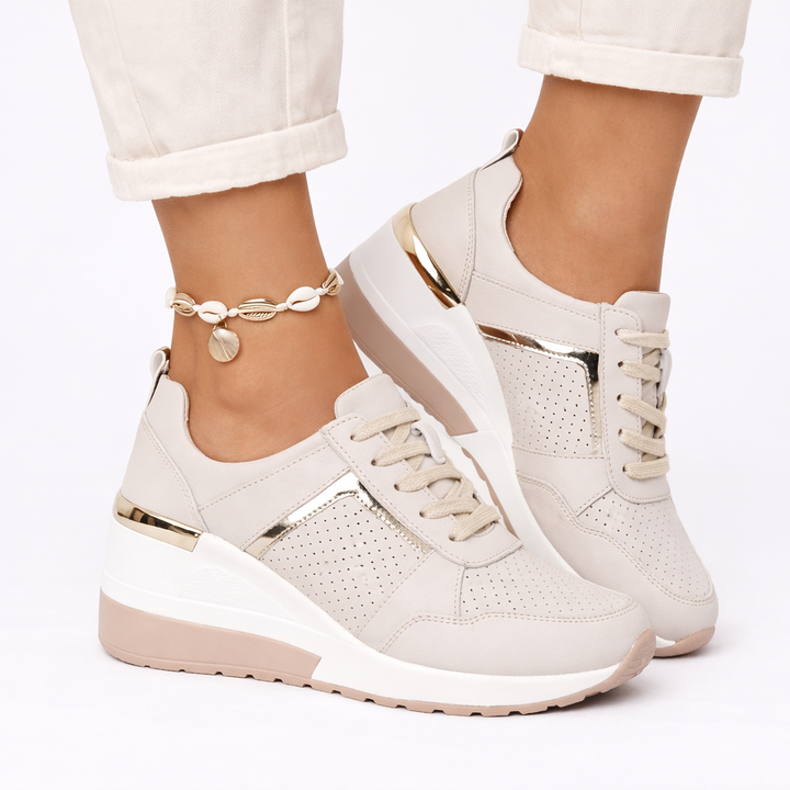 Women's Comfort Wedge Trainers