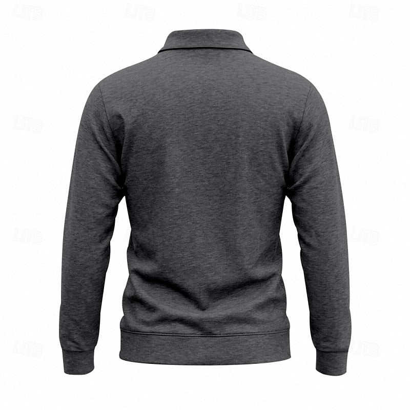 Men's Utility Polo Shirt with Chest Pockets