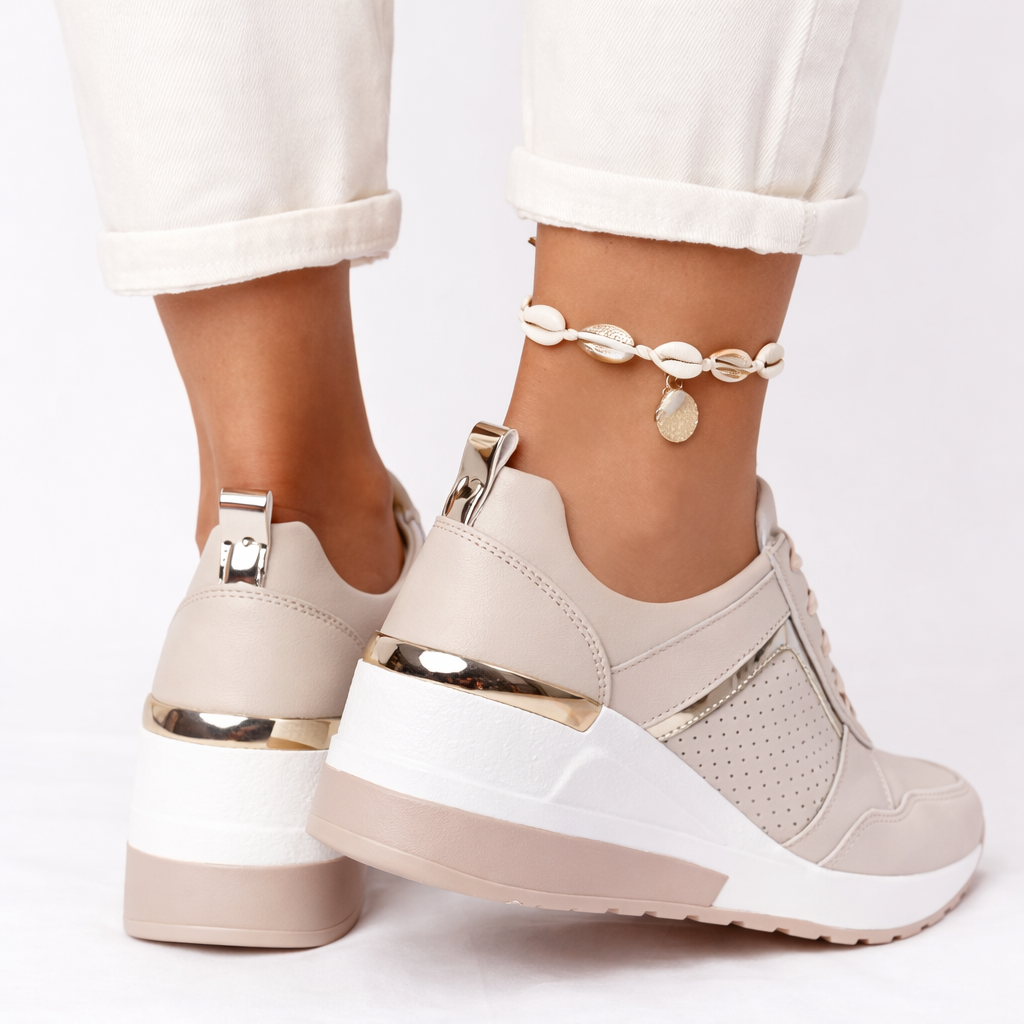 Women's Comfort Wedge Trainers