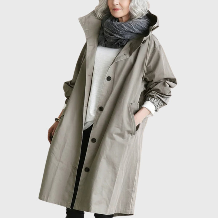 Women's Hooded Oversized Trench Coat