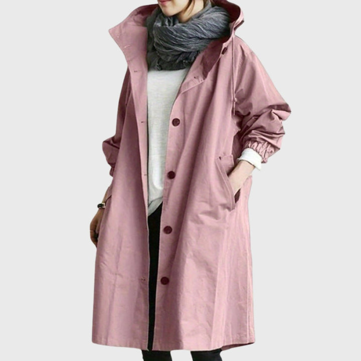 Women's Hooded Oversized Trench Coat