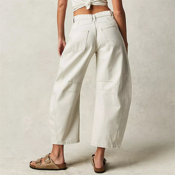 Women's Denim Barrel Leg Baggy Jeans