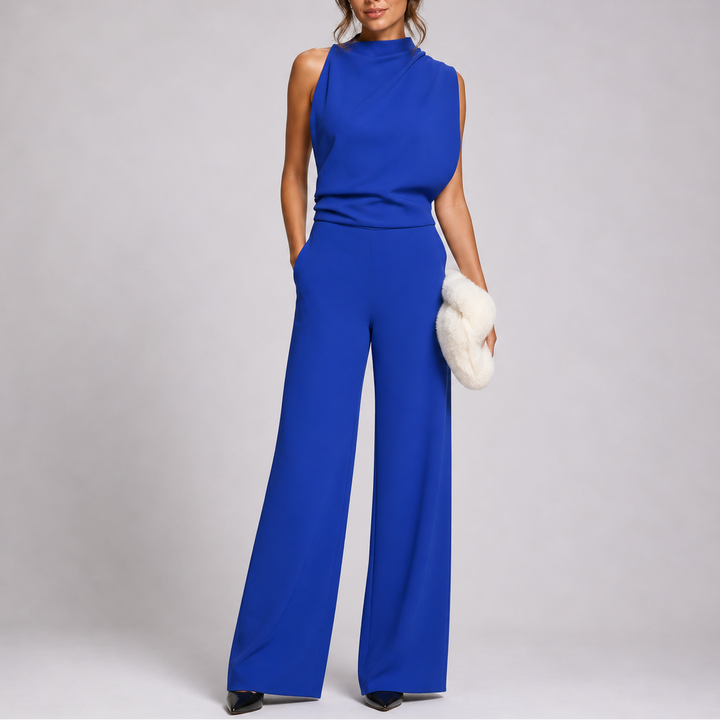 Elegant Sleeveless Wide Leg Jumpsuit